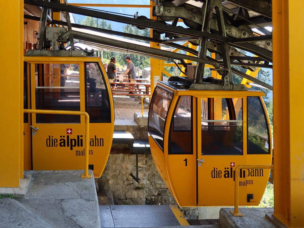 Älplibahn an der Bergstation