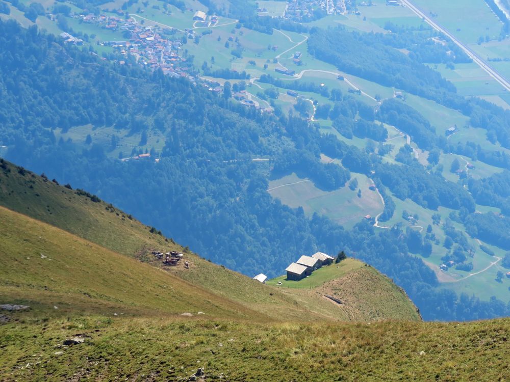 Blick auf Ober Larnoz