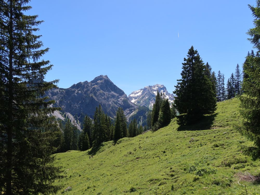 Bettlerspitze und Rote Wand