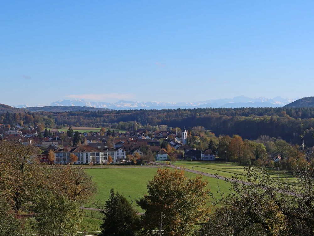 Möriken und Alpenkette