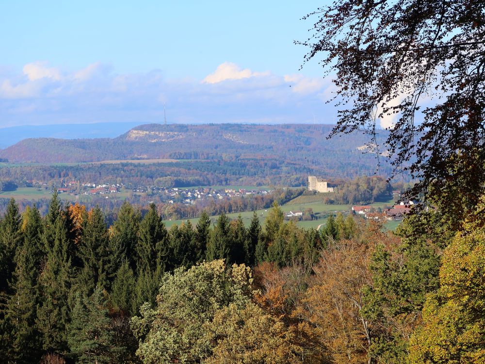 Geissberg, Habsburg und Dampf von KKW Beznau