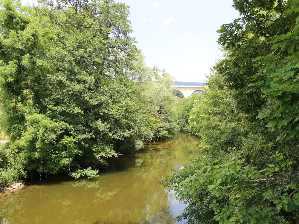 Areuse und Eisenbahnbrücke