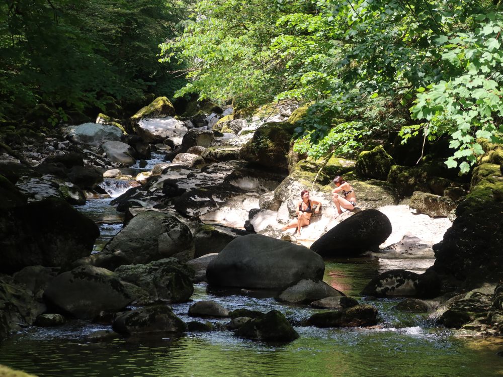 Felsen in der Areuse