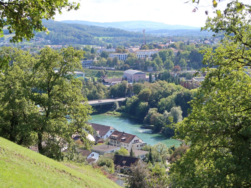 Blick auf die Aare bei Brugg