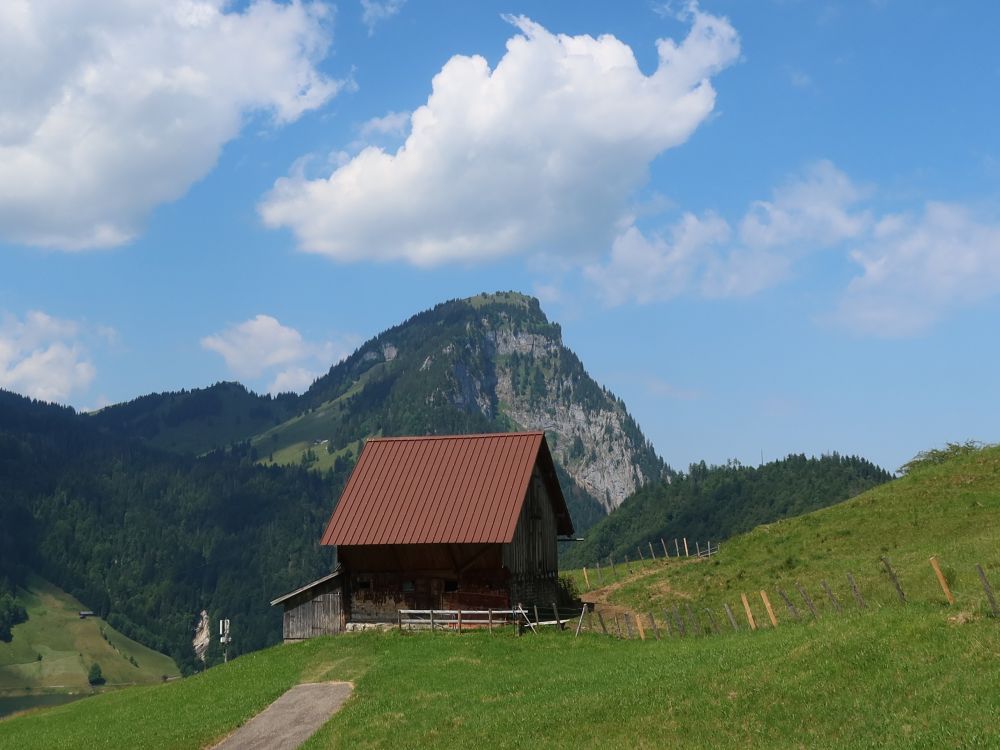 Scheune und Gross Aubrig