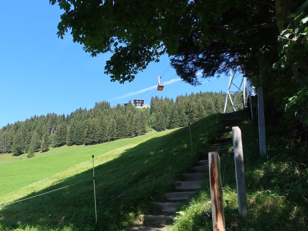 Seilbahn mit Bergstation Ristis