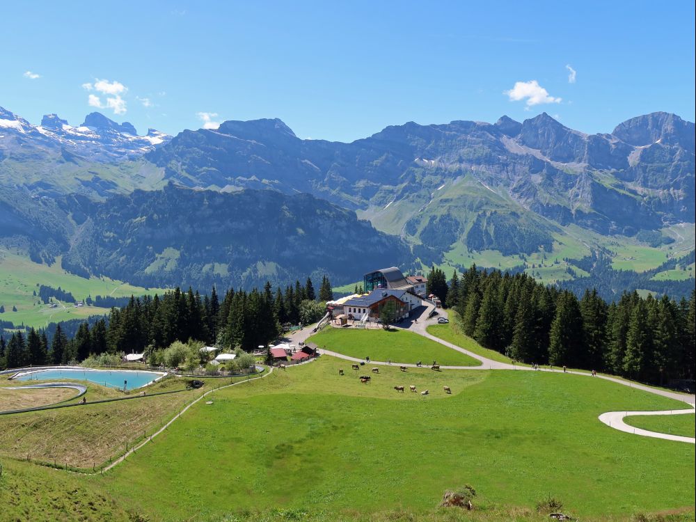 Blick Richtung Bergstation Ristis