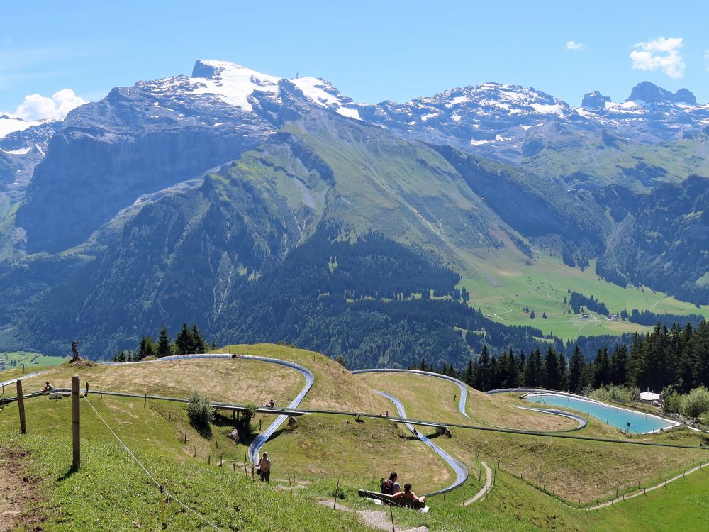 Rodelbahn unter Titlis und Wendenstock