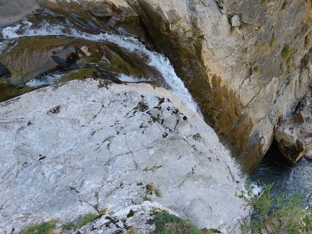 Wasserfall von oben