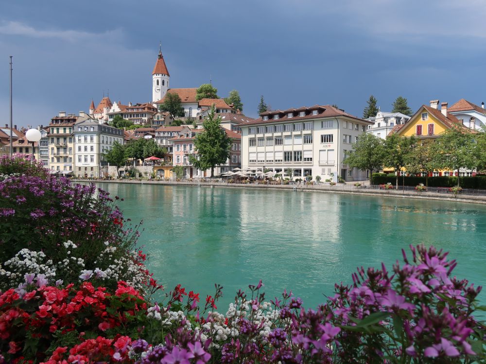 Blick Richtung Stadtkirche Thun