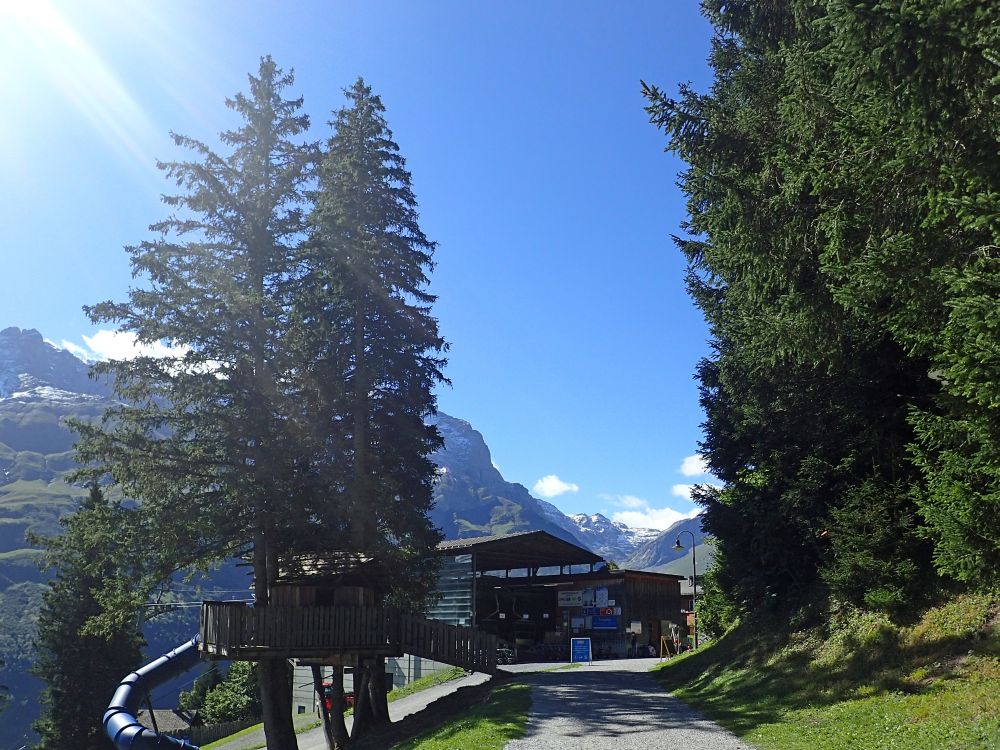 Bergstation Gondelbahn Elm