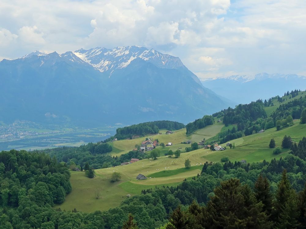 Blick Richtung Rätikon