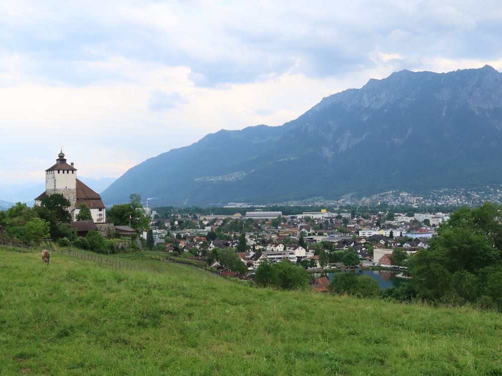 Schloss Werdenberg über Buchs