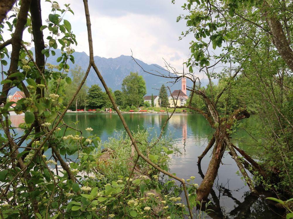 Werdenbergersee mit Kirche