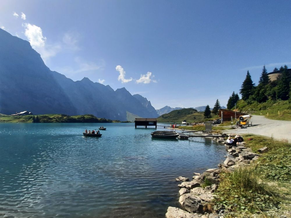 Boote auf dem Trübsee