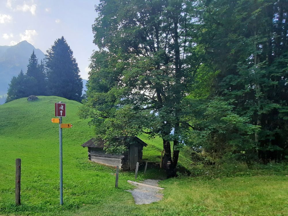 Hütte am Wanderweg