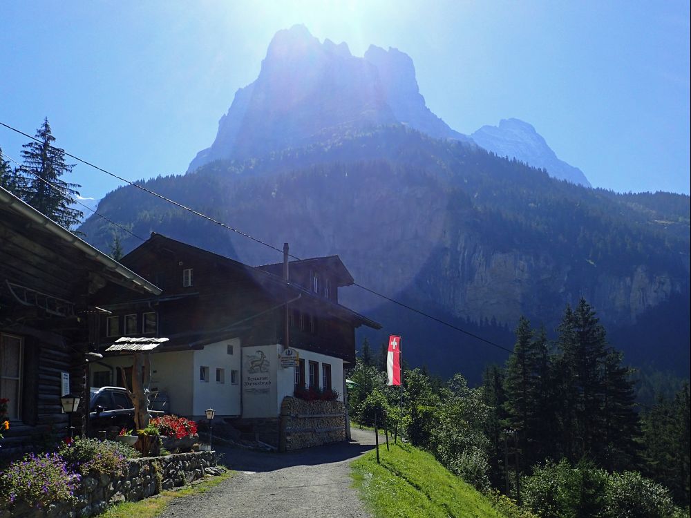 Bergspitze über Gasth. Marmorbruch