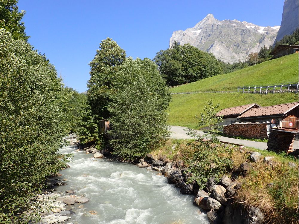 Schwarze Lütschine und Wetterhorn