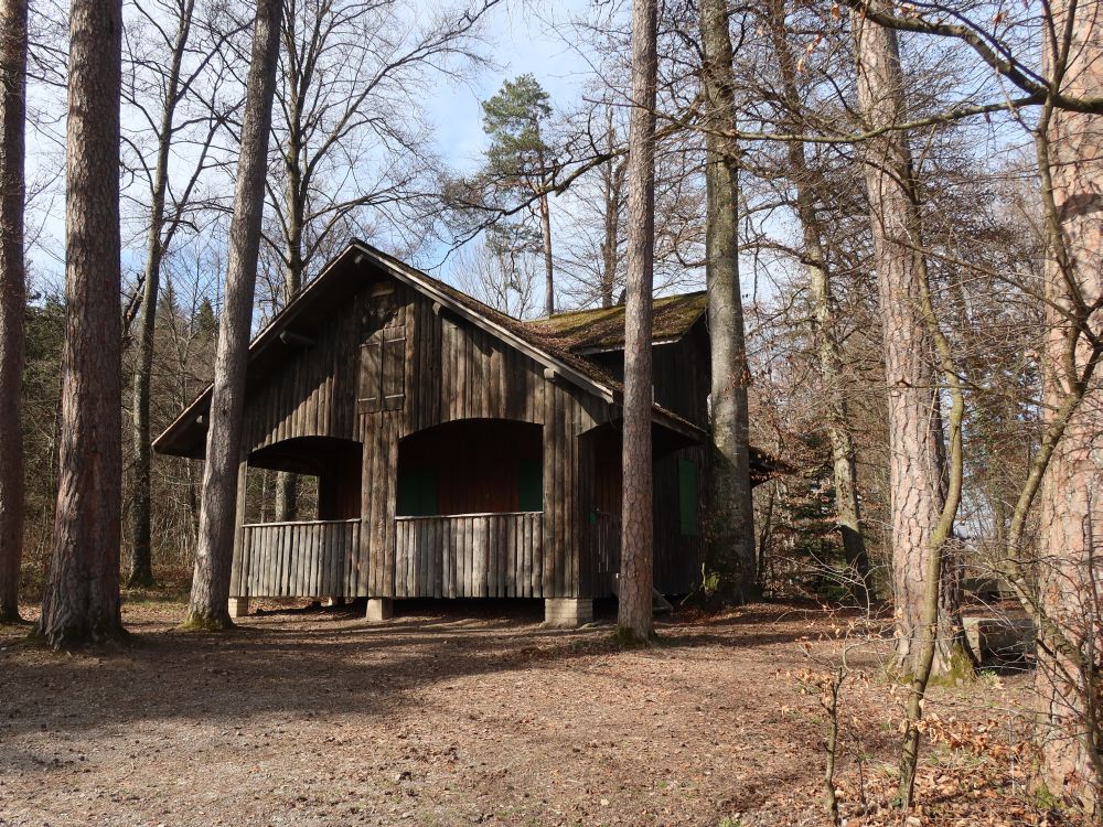 Hütte am Gissenweiher