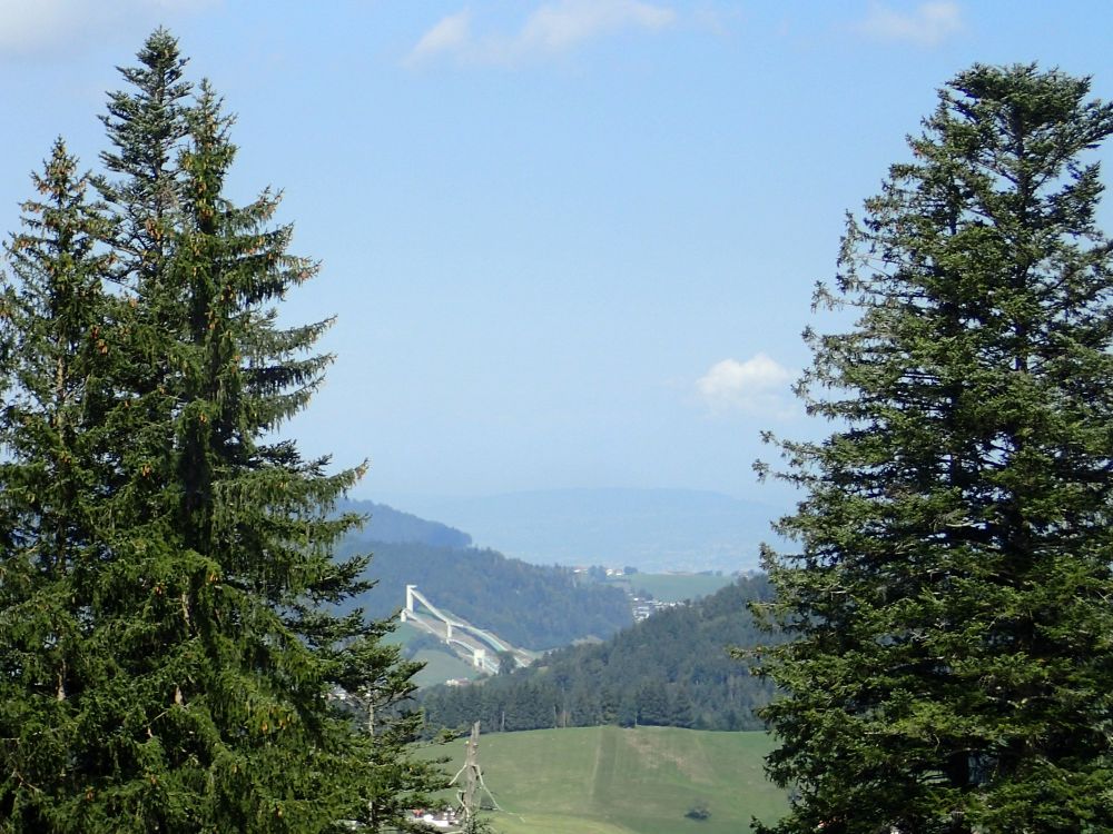 Skisprungschanze bei Einsiedeln