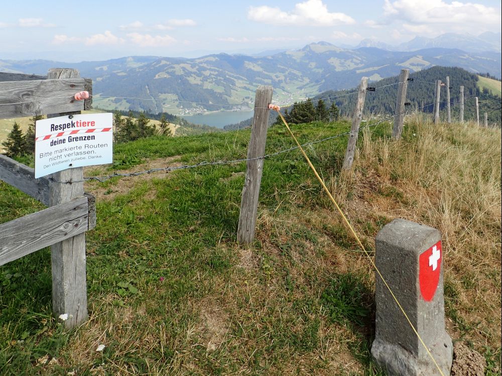 Blick vom Spital zum Sihlsee