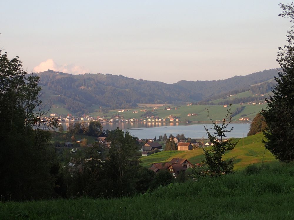 Sihlsee und Willerzell am anderen Ufer