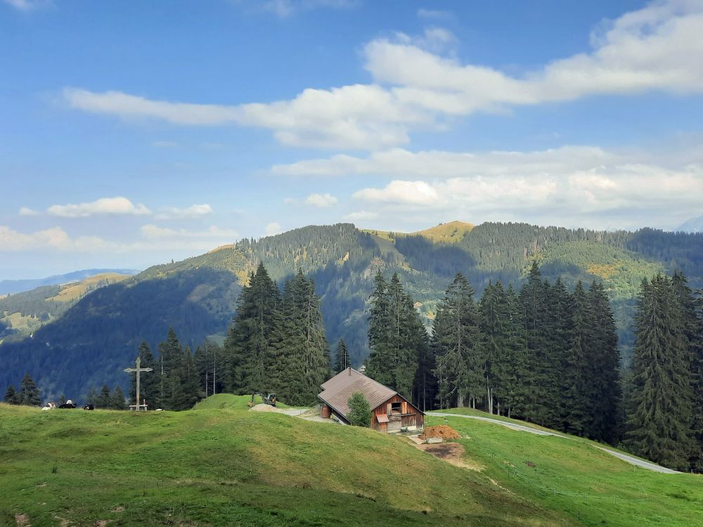 Stockhütte und Spital am Horizont