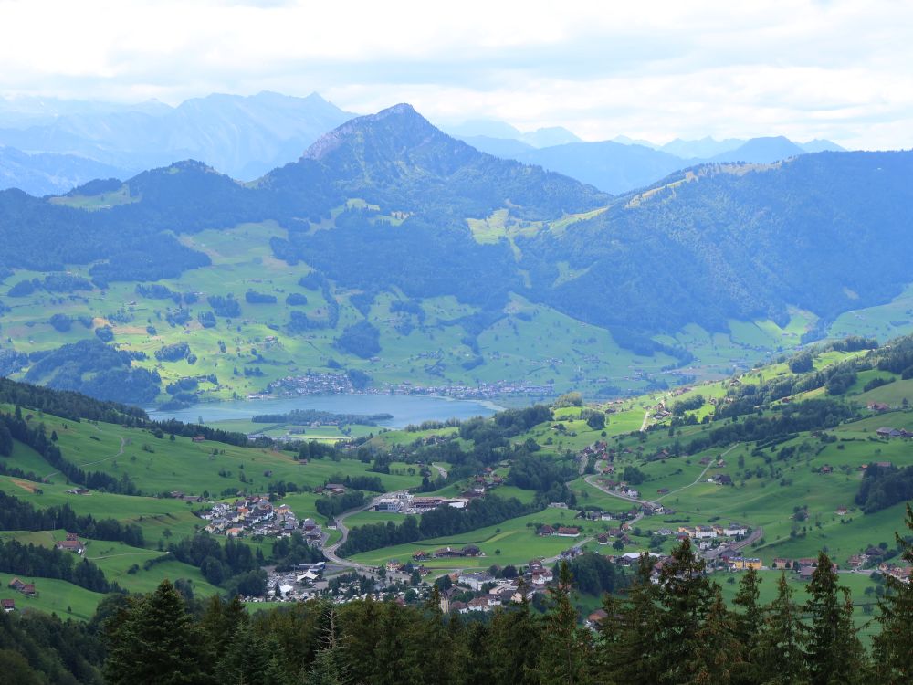 Sattel, Lauerzersee und Rigi Hochflue