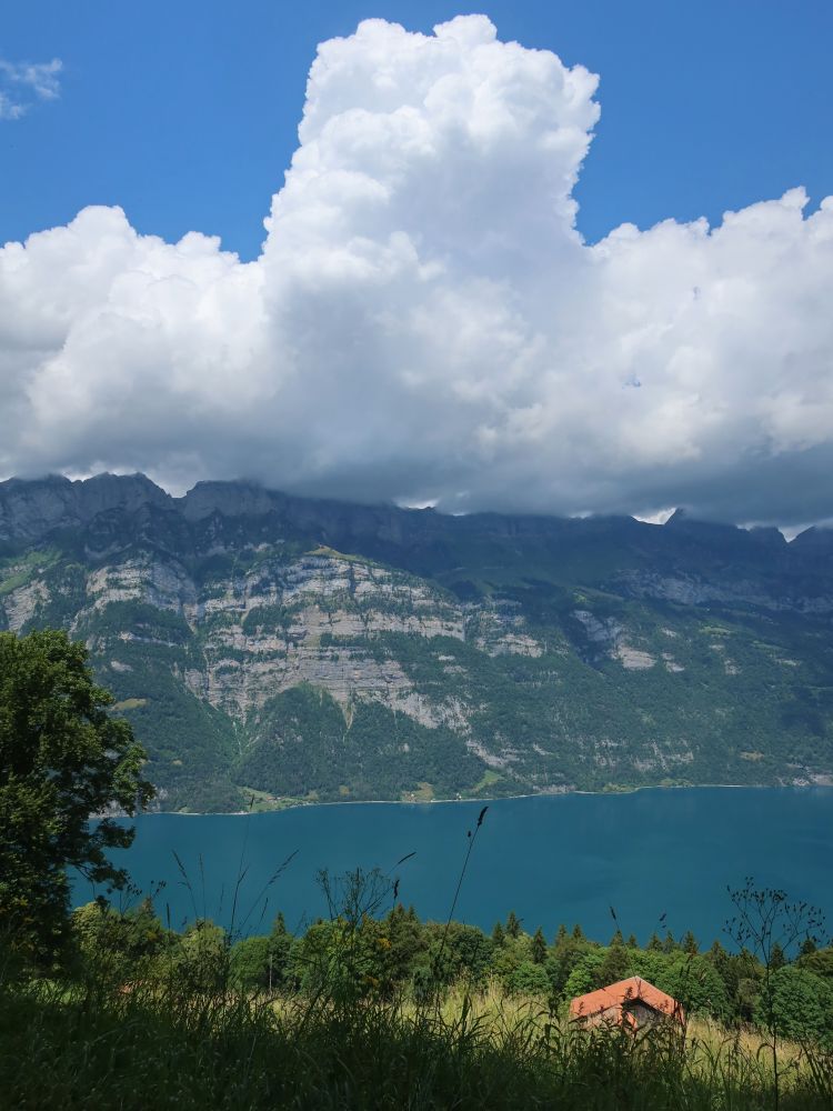 Wolken über den Churfirsten