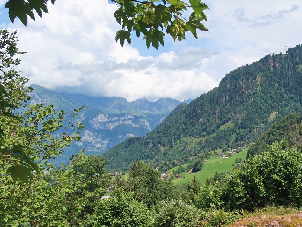 Blick Richtung Oberterzen und Alviergruppe