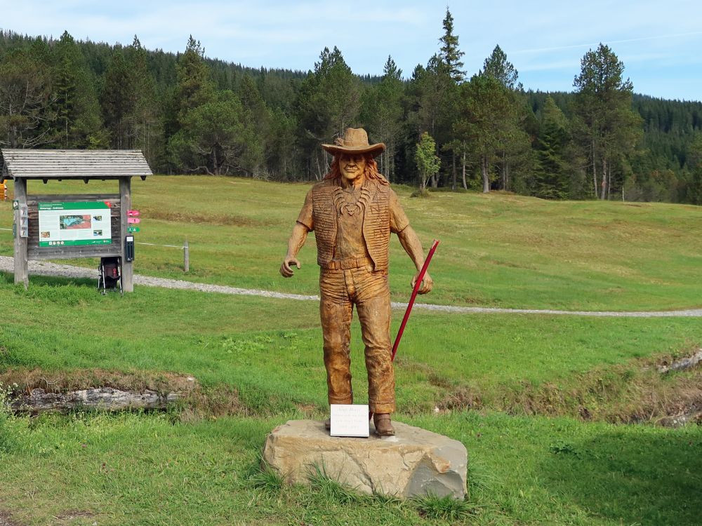 Statue zum Gedenken an Angy Burri