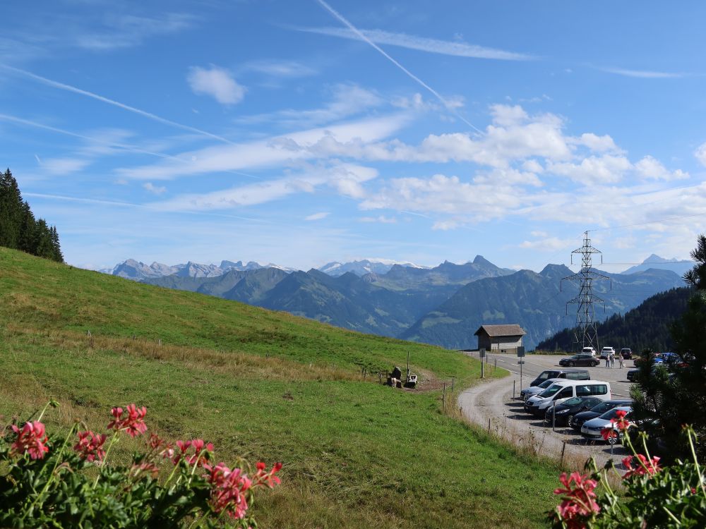 Blick vom Berghotel Langis