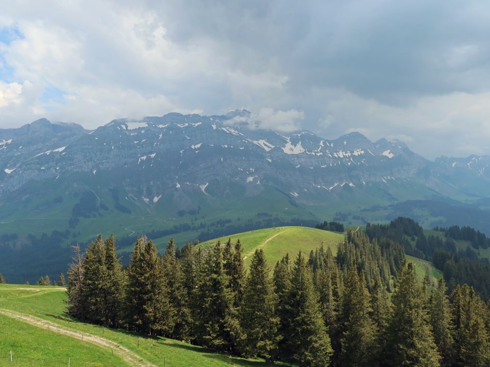 Säntis in Wolken