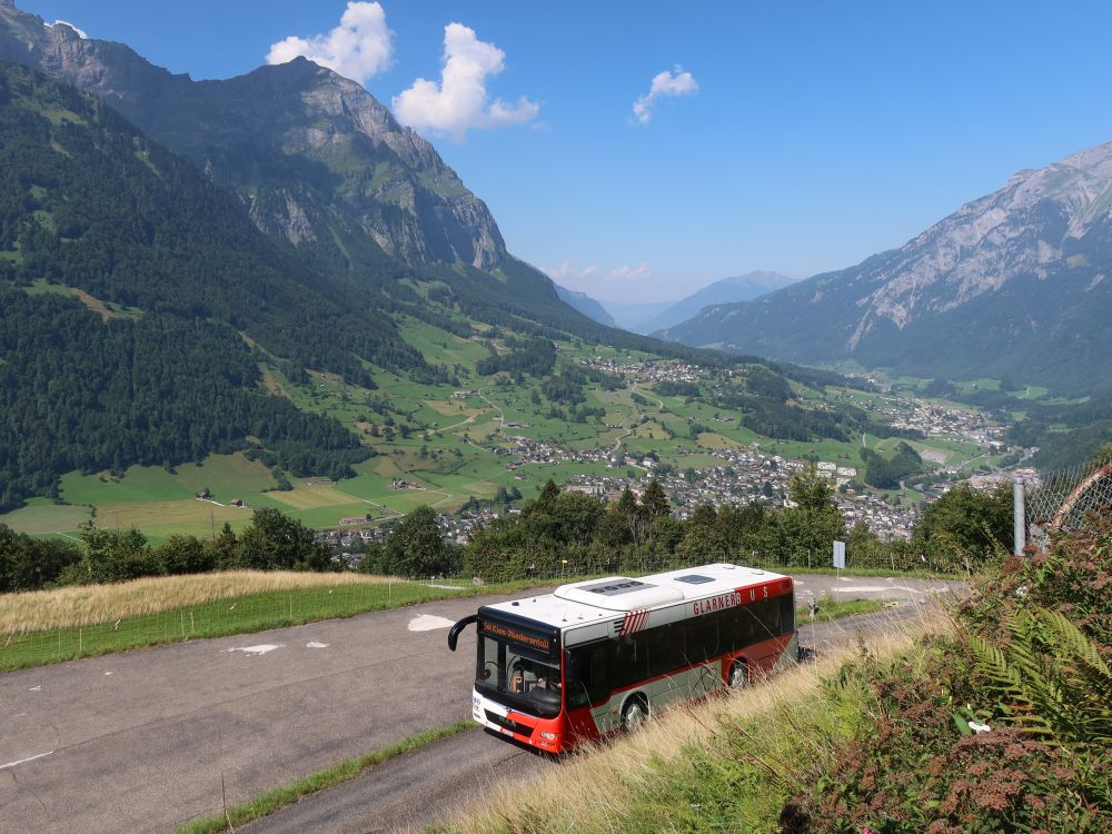 Linienbus am Tannenberg