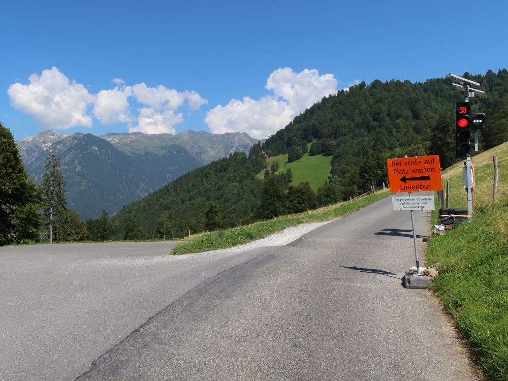 Ampel wegen Linienbus