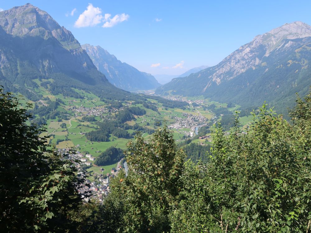 Schwanden mit Vorder Glärnisch und Schilt