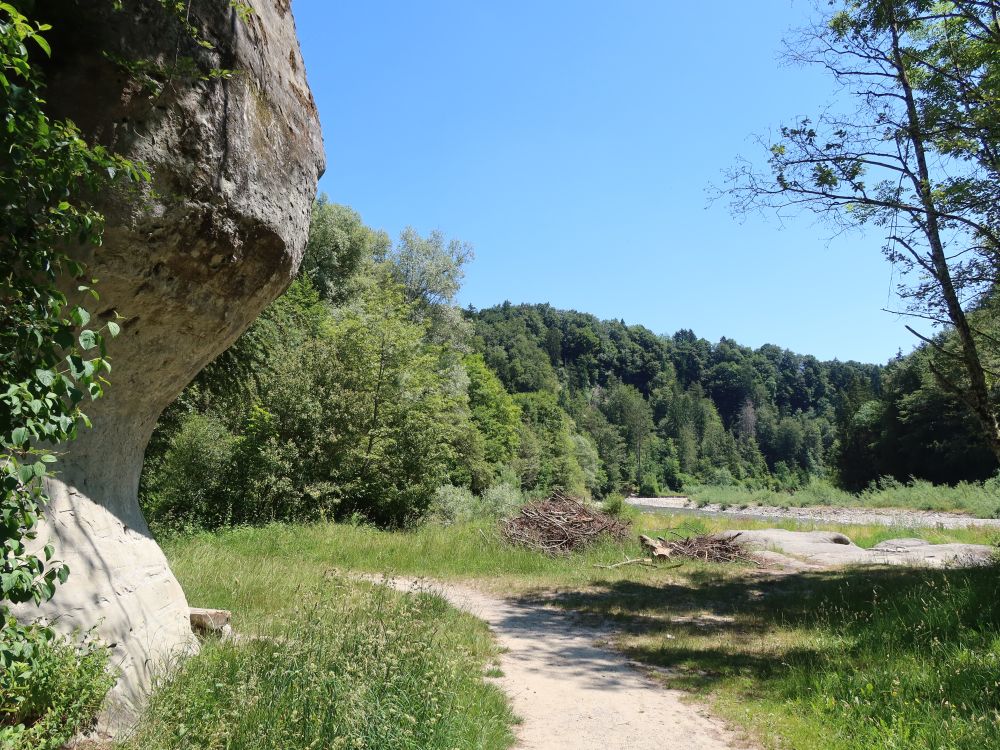 Fels bei Büffel