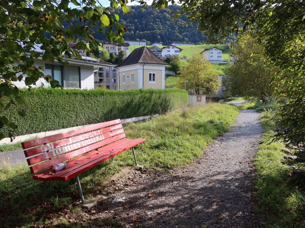 Sitzbank am Emmenufer