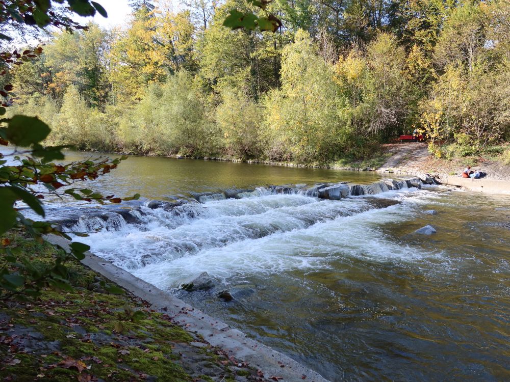 Stauwehr an der Kleinen Emme