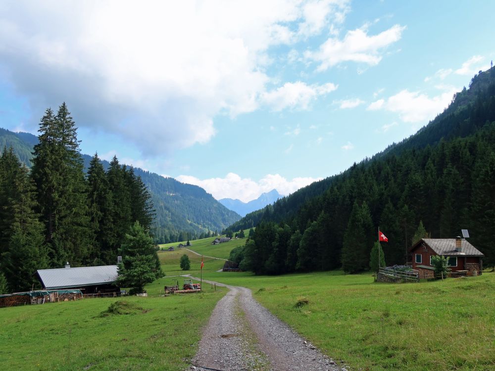 Hütten im Schilstal