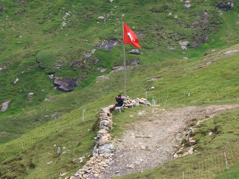 Schweizerfahne bei Schaffans