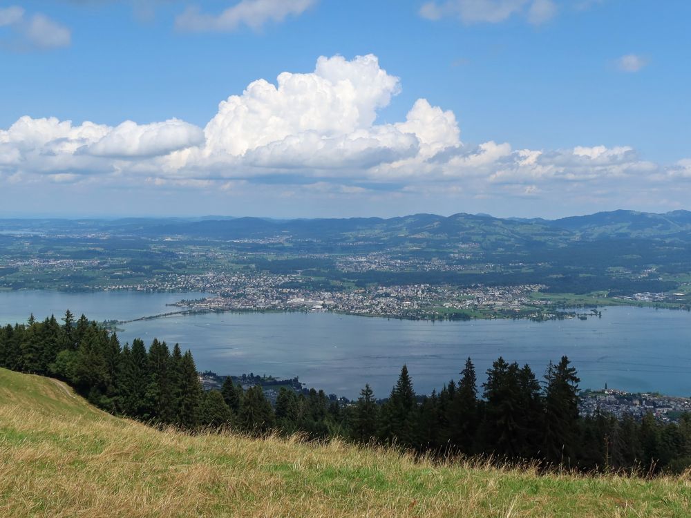 Wolken über Rapperswil am Zürichsee