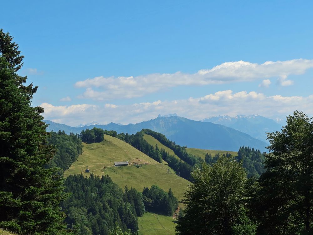 Grossrotstein mit Federispitz und Mürtschenstock im Hintergrund