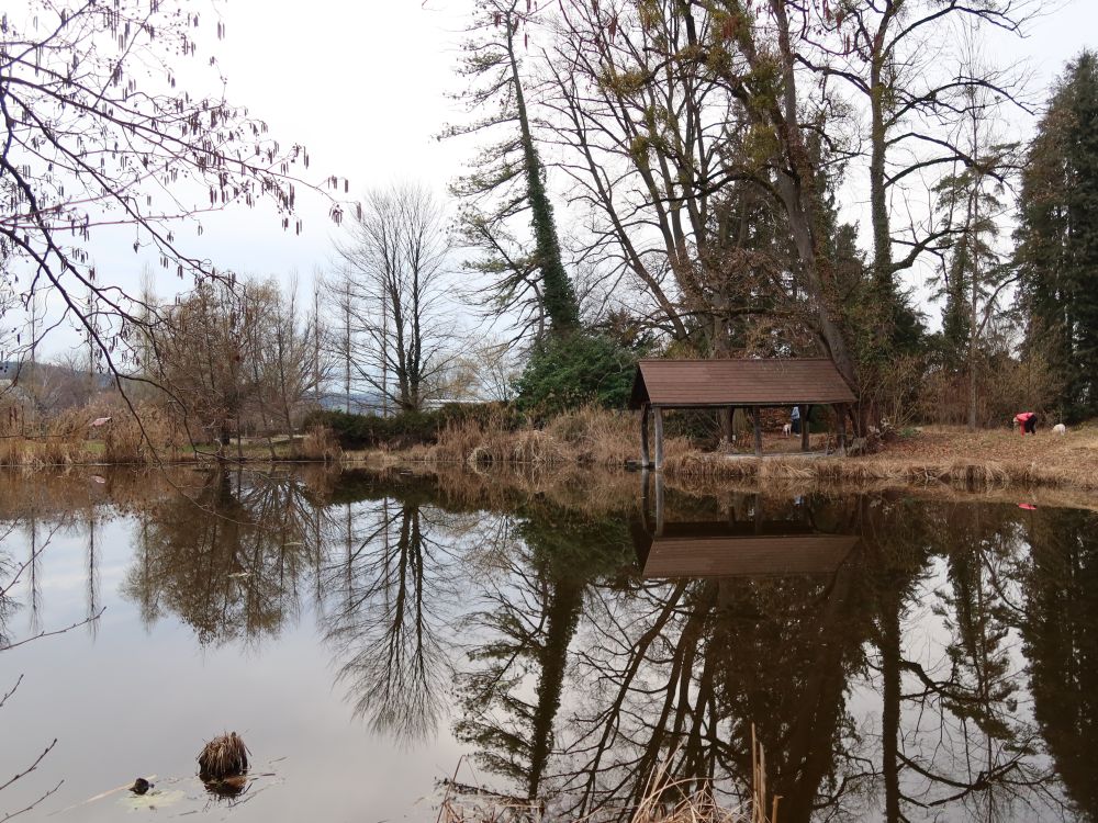 Bootshäuschen am Ausee