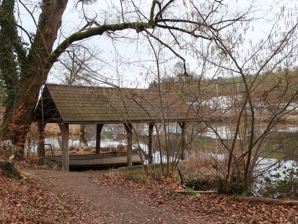 Bootshäuschen am Ausee