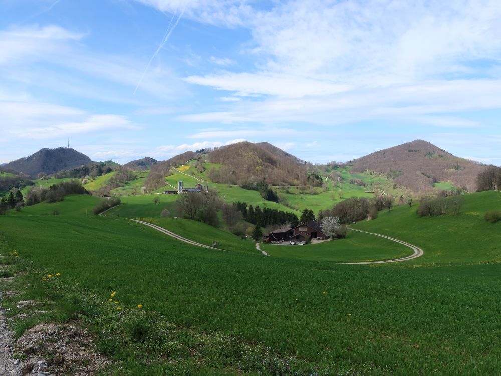 Wasserflue, Herzberg und Strihen