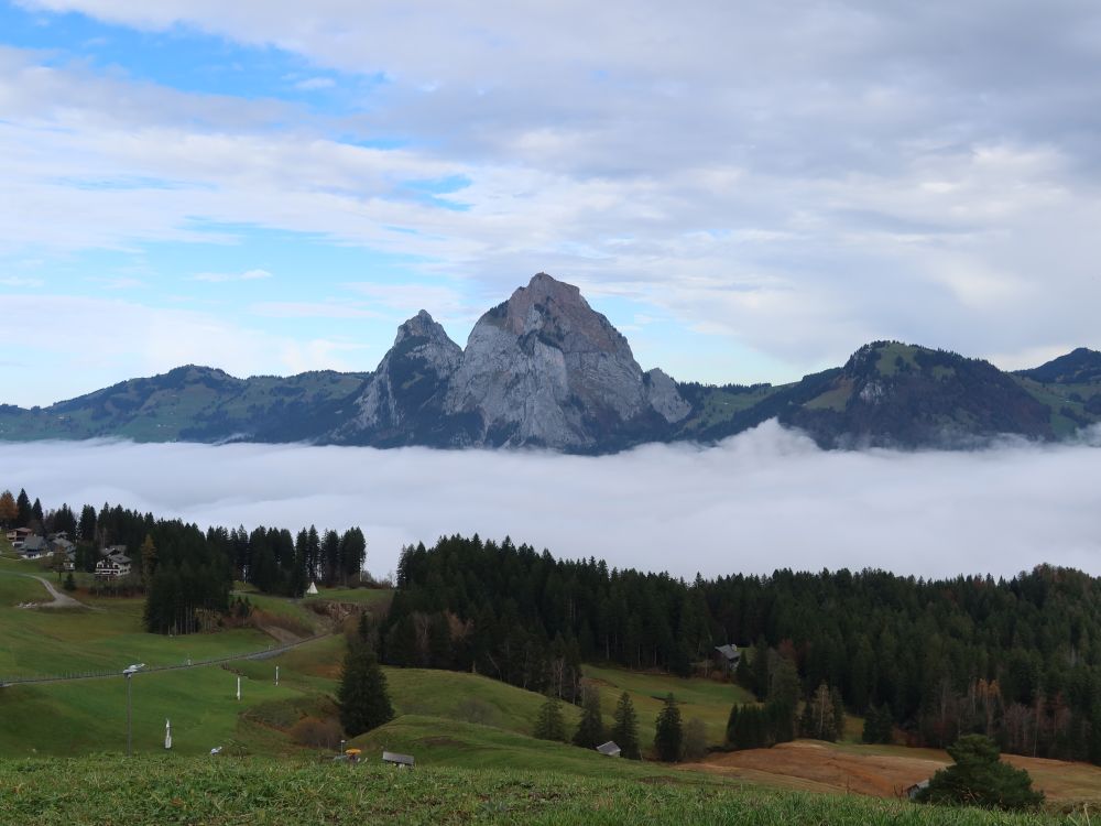 Nebel unterm Mythen