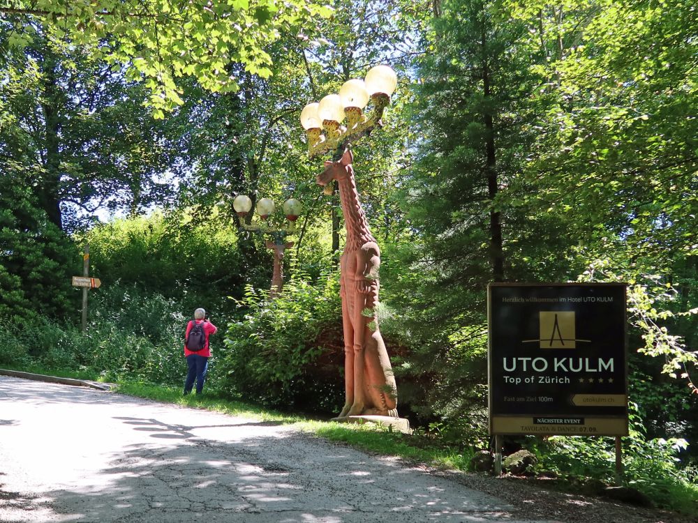 Giraffen-Strassenlaterne