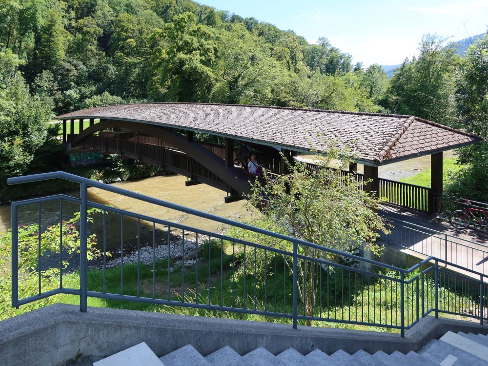 Gedeckte Brücke Leimbachsteg