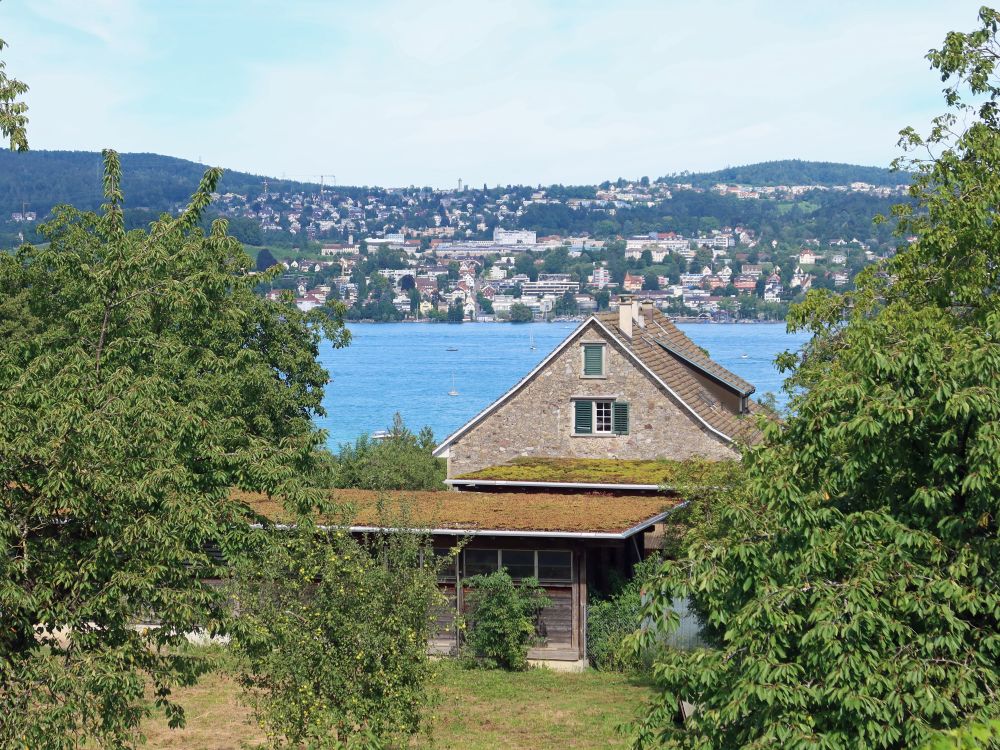 Bauernhof mit Seesicht